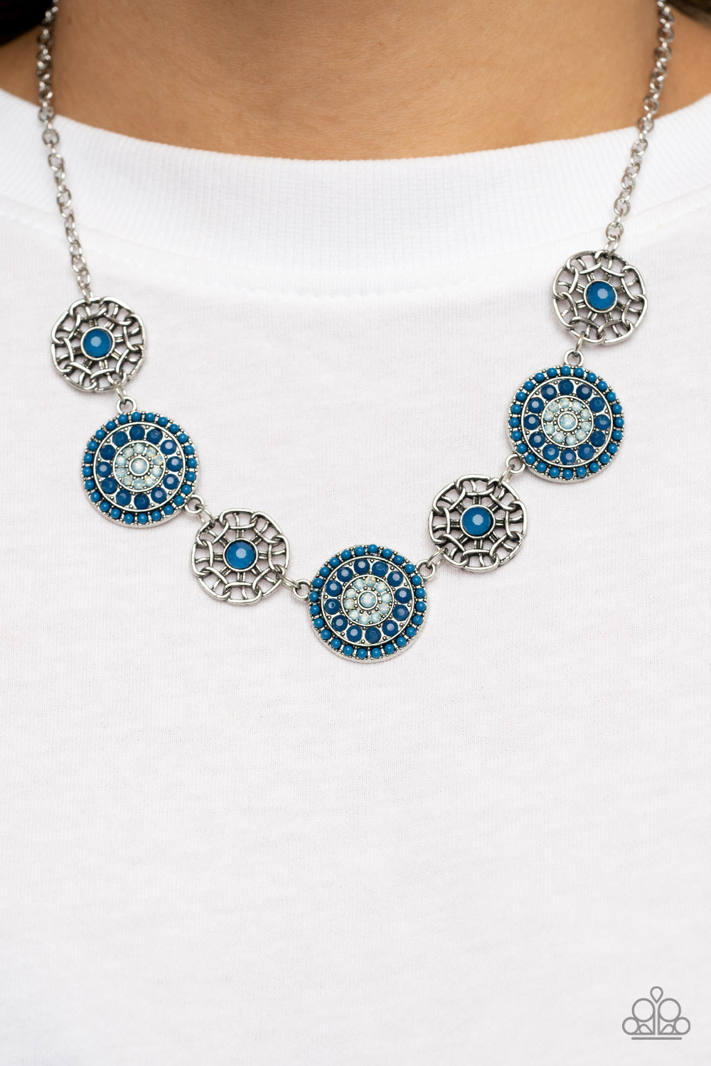 Paparazzi Farmers Market Fashionista - Blue Necklace #P2WH-BLXX-452XX
