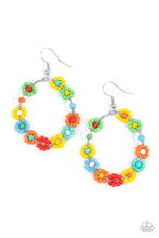 Load image into Gallery viewer, Festively Flower Child Multi Earring Paparazzi Accessories. #P5SE-MTXX-142XX. Floral Earring
