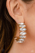 Load image into Gallery viewer, March 2023 Paparazzi Fashion Fix Hoop Earring: &quot;Priceless Pairing - Gold&quot; (P5HO-GDXX-310NV)
