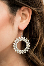 Load image into Gallery viewer, Paparazzi Earrings: &quot;Pearly Poise&quot; (P5RE-WTXX-439TO). April 2020 Fashion Fix. Get Free Shipping
