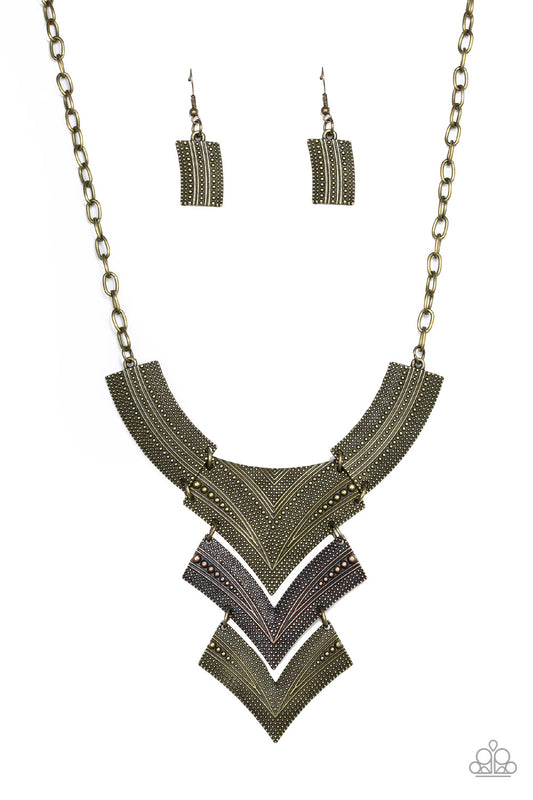 Paparazzi Fiercely Pharaoh Multi Necklace
