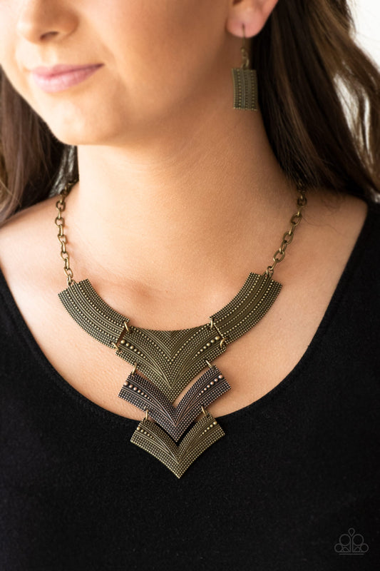 Paparazzi Fiercely Pharaoh Multi Necklace