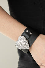 Load image into Gallery viewer, Paparazzi Bracelet ~ Flauntable Flirt - Black July 2021 Life of the Party
