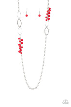 Load image into Gallery viewer, Paparazzi Necklace ~ Flirty Foxtrot - Red
