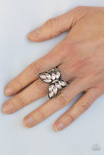 Load image into Gallery viewer, Fluttering Fashionista Pink Butterfly Ring Paparazzi Accessories. Dainty. Get Free Shipping. 
