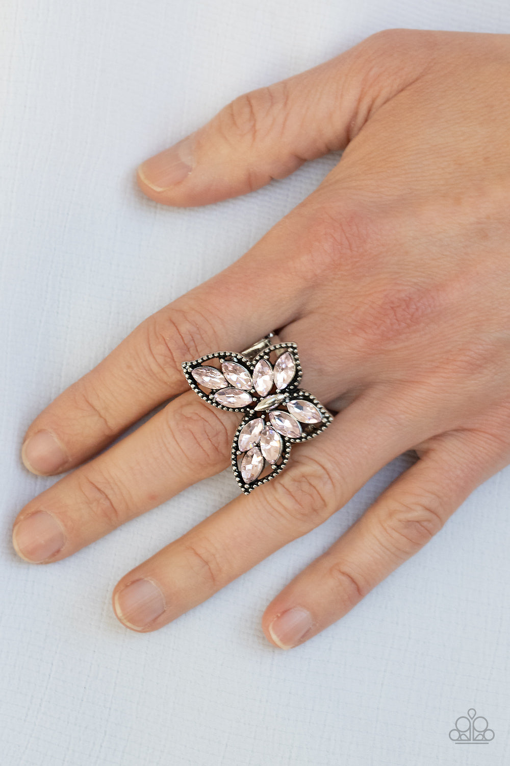 Fluttering Fashionista Pink Butterfly Ring Paparazzi Accessories. Dainty. Get Free Shipping. 