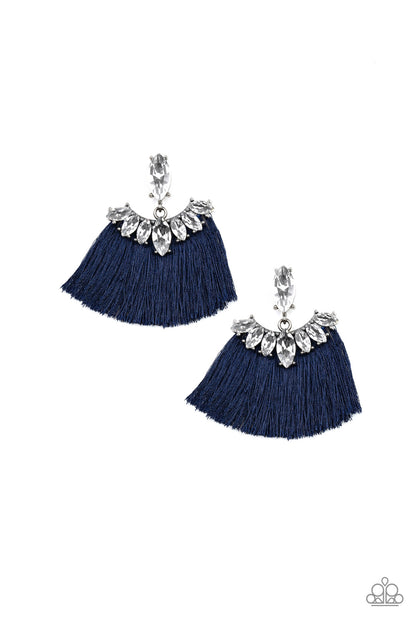 Paparazzi Formal Flair Blue Earring. $5 Jewelry. #P5PO-BLXX-084XX. Subscribe & Save. 