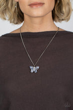 Load image into Gallery viewer, Butterfly Blue Jewelry Set Paparazzi Accessories. #P2RE-BLXX-384GR. Subscribe &amp; Save.
