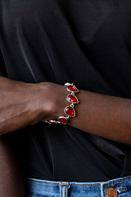 Paparazzi Bracelet ~ Free Rein - Red Bracelet