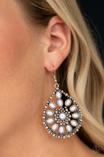 Load image into Gallery viewer, Paparazzi Earring ~ Free To Roam - White
