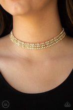 Load image into Gallery viewer, Paparazzi Necklace ~ Full REIGN - Gold - Choker Necklace
