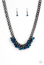Load image into Gallery viewer, Galactic Knockout - Blue Necklace Paparazzi Accessories
