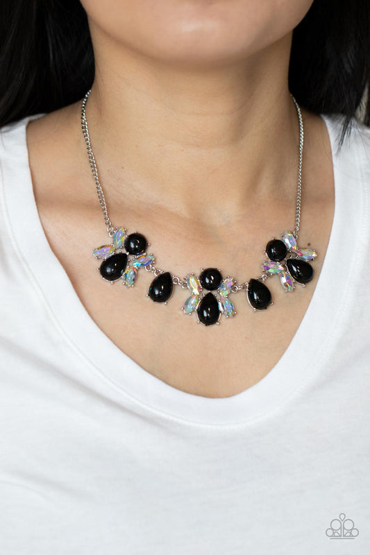 Paparazzi Galaxy Gallery - Black Iridescent Necklace. Subscribe and Save! #P2ST-BKXX-158XX