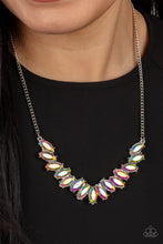 Load image into Gallery viewer, Paparazzi Galaxy Game-Changer Multi Iridescent Necklace at AainaasTreasureBox. #P2RE-MTXX-165XX. 
