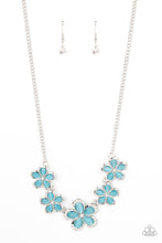 Load image into Gallery viewer, Paparazzi Garden Daydream Necklace. #P2RE-BLXX-375XX. Subscribe &amp; Save. blue Moonstone necklace
