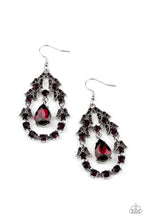 Load image into Gallery viewer, Garden Decorum Purple Earrings Paparazzi Accessories $5 Jewelry
