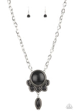 Load image into Gallery viewer, Geographically Gorgeous - Black Necklace Paparazzi Accessories
