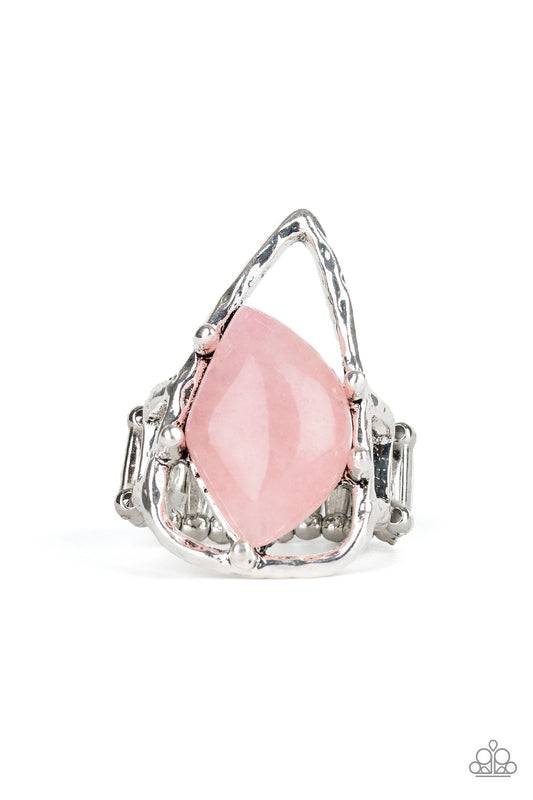 Paparazzi Ring ~ Get The Point - Pink Ring Paparazzi Accessories