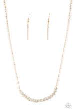 Load image into Gallery viewer, Glamour Glow - Gold $5 Necklace Paparazzi Accessories. Get Free Shipping
