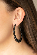 Load image into Gallery viewer, Paparazzi Glamour Graduate Black Earrings (P5HO-BKXX-200XX) 
