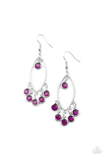 Glassy Grotto Purple Earring Paparazzi Accessories. #P5BA-PRXX-023XX. Subscribe & Save.