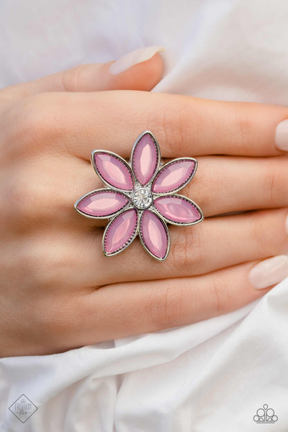 Paparazzi Fashion Fix March 2023 Ring: "GARDEN My French - Purple" Ring. Subscribe & Save $8 jewelry