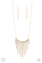 Load image into Gallery viewer, Glitter Bomb - Gold Necklace Paparazzi Accessories Long Necklace

