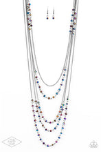 Load image into Gallery viewer, Glitter Go-Getter - Multi Oil Spill Necklace Paparazzi Accessories
