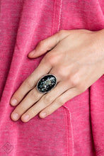 Load image into Gallery viewer, Glittery With Envy Black Ring Paparazzi Accessories. Subscribe &amp; Save. P4ST-BKXX-005BA. Shell
