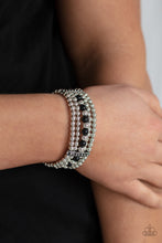 Load image into Gallery viewer, Paparazzi Gloss Over The Details - Black Bracelet for Women

