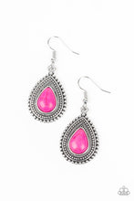 Load image into Gallery viewer, Paparazzi Earring ~ Happy Horizons - Pink
