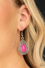 Load image into Gallery viewer, Paparazzi Earring ~ Happy Horizons - Pink
