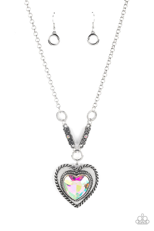 Paparazzi Heart Full of Fabulous Multi Necklace. Subscribe & Save. #P2ST-MTXX-096XX. Heart Pendant