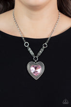Load image into Gallery viewer, Heart Full of Fabulous Pink Necklace Paparazzi Accessories. Valentine, Romantic. Subscribe &amp; Save.
