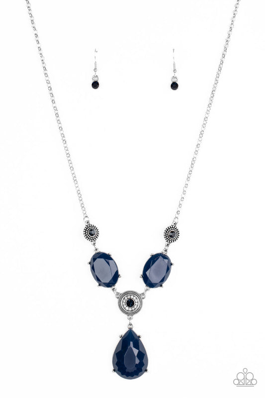Paparazzi Heirloom Hideaway - Blue Necklace $5 Jewelry ready to ship. #P2RE-BLXX-294XX
