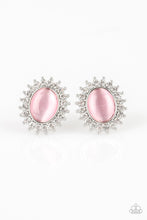Load image into Gallery viewer, Hey There, Gorgeous - Pink Earring Paparazzi Accessories Cats Eye Stone Post Earring
