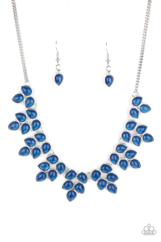 Hidden Eden - Blue Necklace Paparazzi Accessories Short Necklace #P2ST-BLXX-079XX
