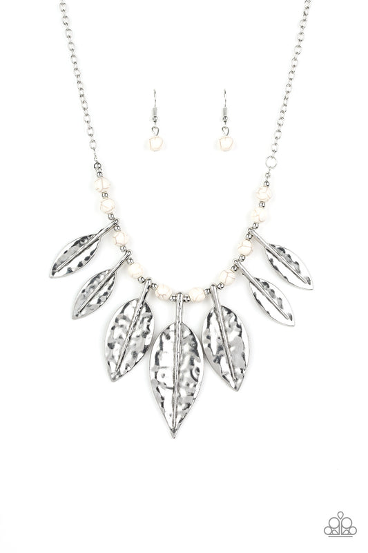 Highland Harvester - White Necklace Paparazzi