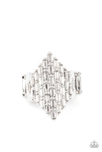 Load image into Gallery viewer, Paparazzi Ring ~ Hive Hustle - White - May 2021 Life Of the Party Exclusive Ring
