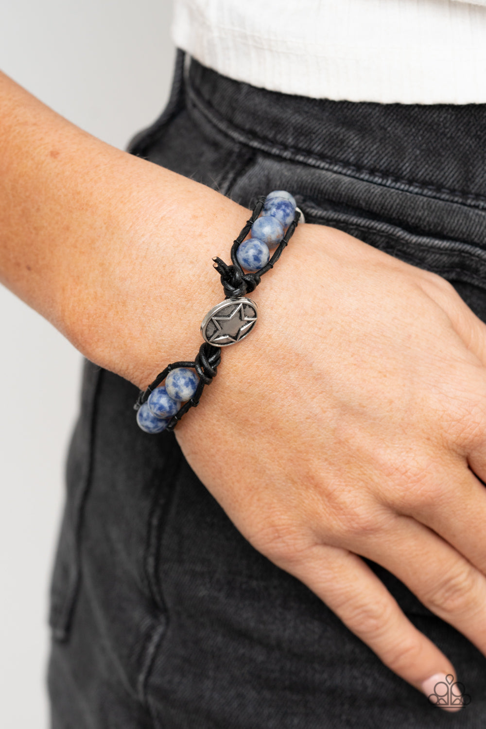 Paparazzi Bracelet ~ Homespun Stones - Blue Urban Bracelet