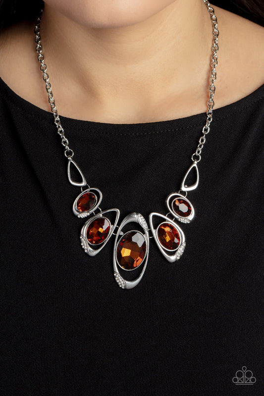 Paparazzi Hypnotic Twinkle Brown Necklace. Subscribe & Save. #P2ST-BNXX-075XX. Topaz Short Necklace