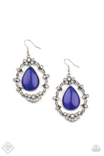 Load image into Gallery viewer, Icy Eden Blue Earring Paparazzi Accessories Moonstone Earring
