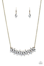 Load image into Gallery viewer, Paparazzi Necklace ~ Icy Intensity - Brass Necklace
