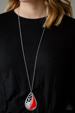 Load image into Gallery viewer, Paparazzi Necklace ~ Impressive Edge - Red
