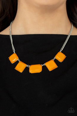 Paparazzi Necklace ~ Instant Mood Booster - Orange