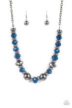 Load image into Gallery viewer, Paparazzi Interstellar Influencer Blue Necklace. Subscribe &amp; Save. #P2ED-BLXX-044XX
