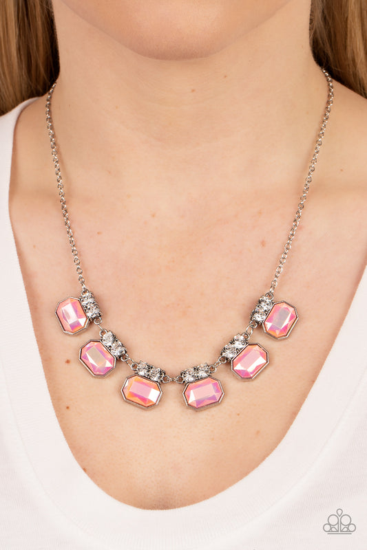 Paparazzi Interstellar Inspiration Pink Necklace. Get Free Shipping. #P2ST-PKXX-132XX