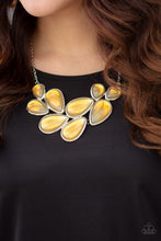 Load image into Gallery viewer, Paparazzi Necklace ~ Iridescently Irresistible - Yellow Opalescent Necklace
