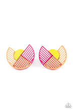 Load image into Gallery viewer, Its Just an Expression - Pink Earring Paparazzi Accessories
