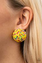 Load image into Gallery viewer, Paparazzi Kaleidoscope Sky - Yellow Post Earrings. Subscribe and Save! #P5PO-YWXX-033XX
